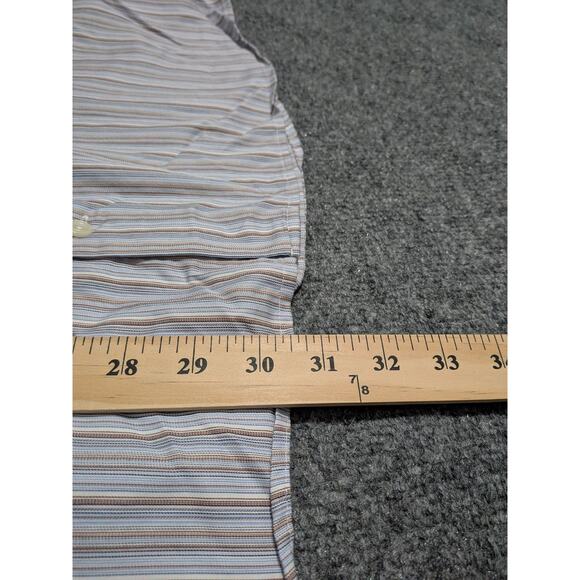 Eton Shirt Mens Size Medium 39 15.5 Contemporary Long Sleeve Flip Cuff - Picture 5 of 7